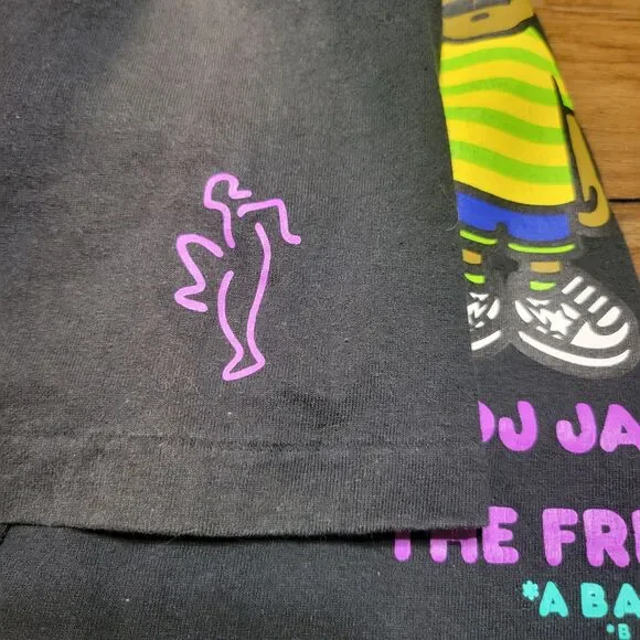 BAPE SS Black Unisex Tee "DJ Jazzy Jeff And The Fresh Prince" - Size XL